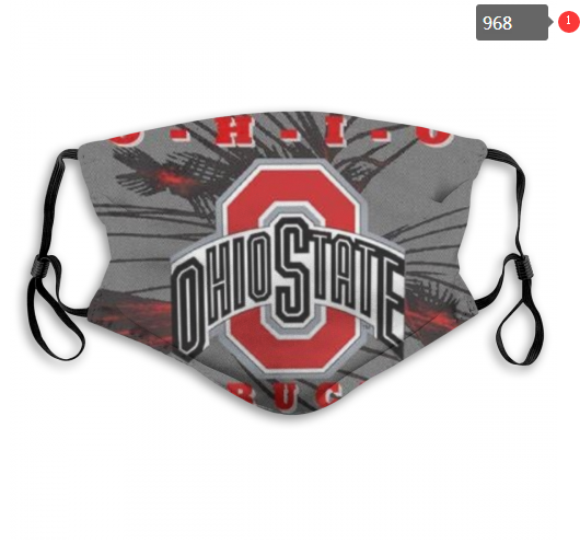 NCAA Ohio State Buckeyes #1 Dust mask with filter->ncaa dust mask->Sports Accessory